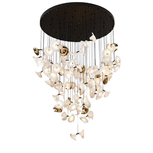 Modern Art Petunia Chandelier for Staircase/Foyer/Living Room - view 2