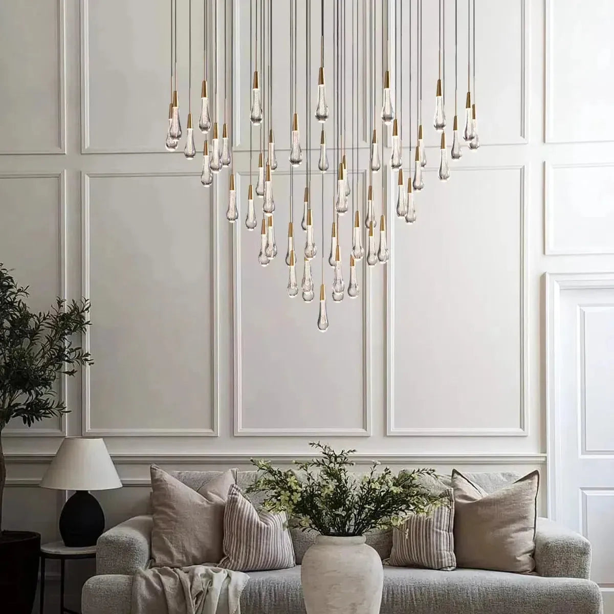 Soltaire Round Chandelier 58"W - view 15