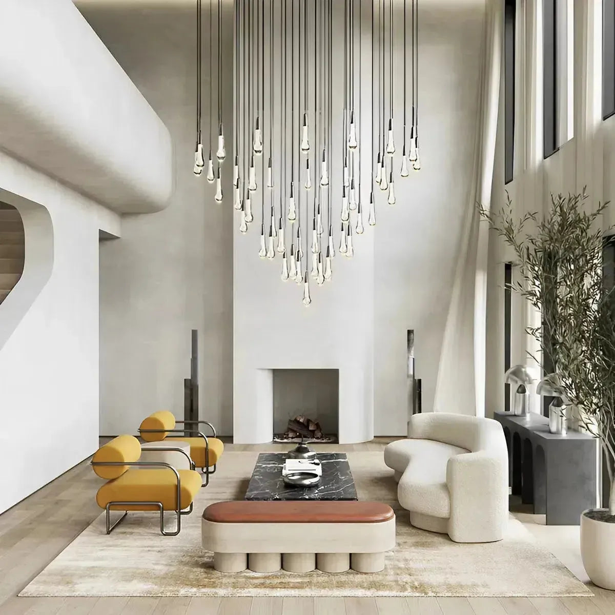 Soltaire Round Chandelier 58"W - view 16