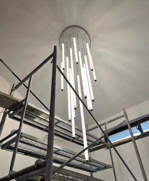 Scandinavia Minimalist White Pendant Light for Bedside/Dining Room/Staircase, chandelier - view 11