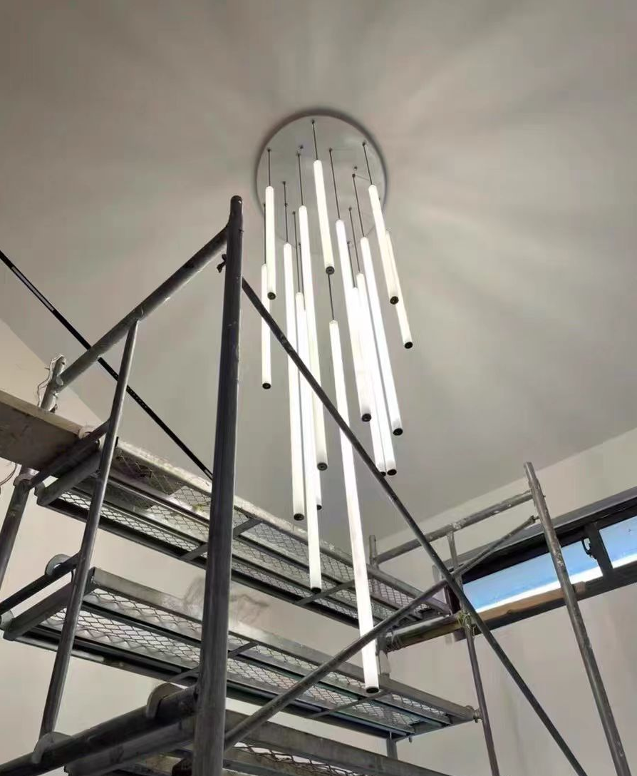 Scandinavia Minimalist White Pendant Light for Bedside/Dining Room/Staircase, chandelier - view 11