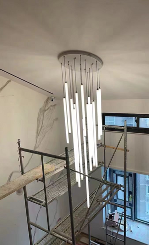 Scandinavia Minimalist White Pendant Light for Bedside/Dining Room/Staircase, chandelier - view 12