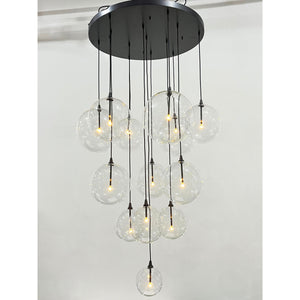 Glass Globe Mobile Cluster Chandelier 44" - view 11