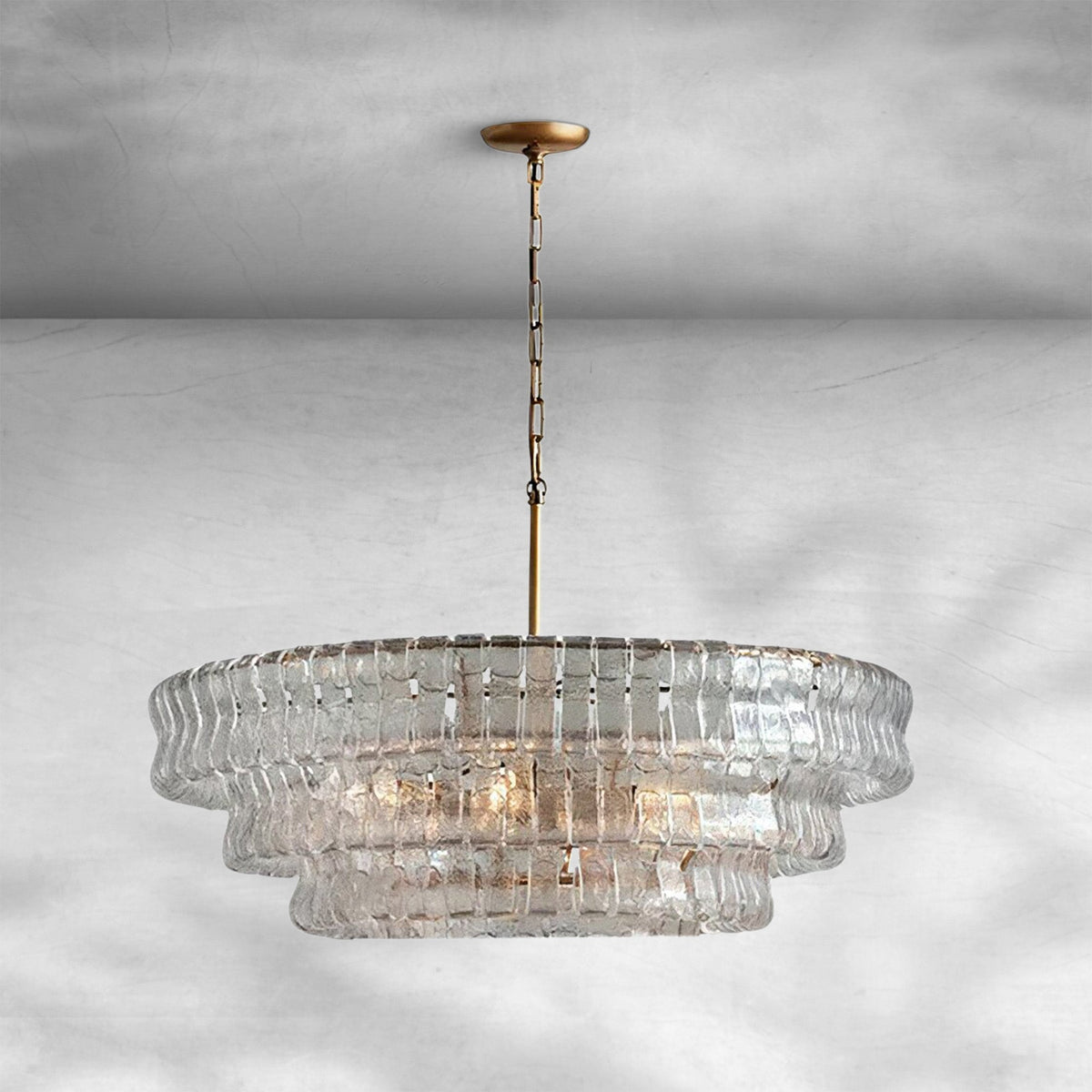 Ghiaccio Round Chandelier 24"36"48"60" - view 44