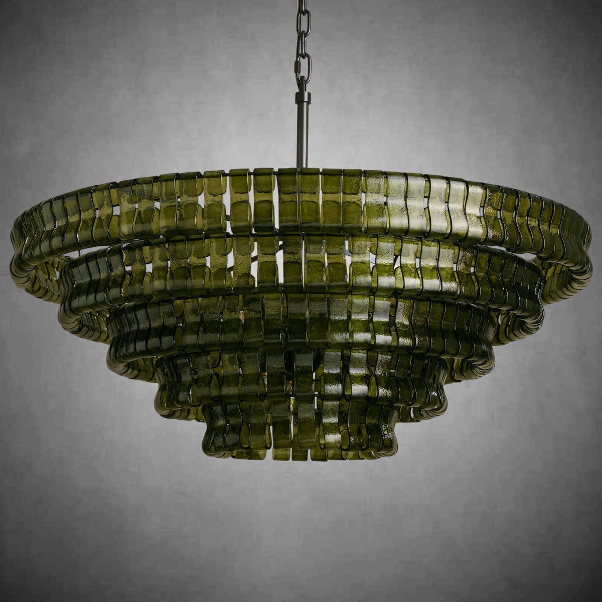 Glacien Round Glass Chandelier - view 38