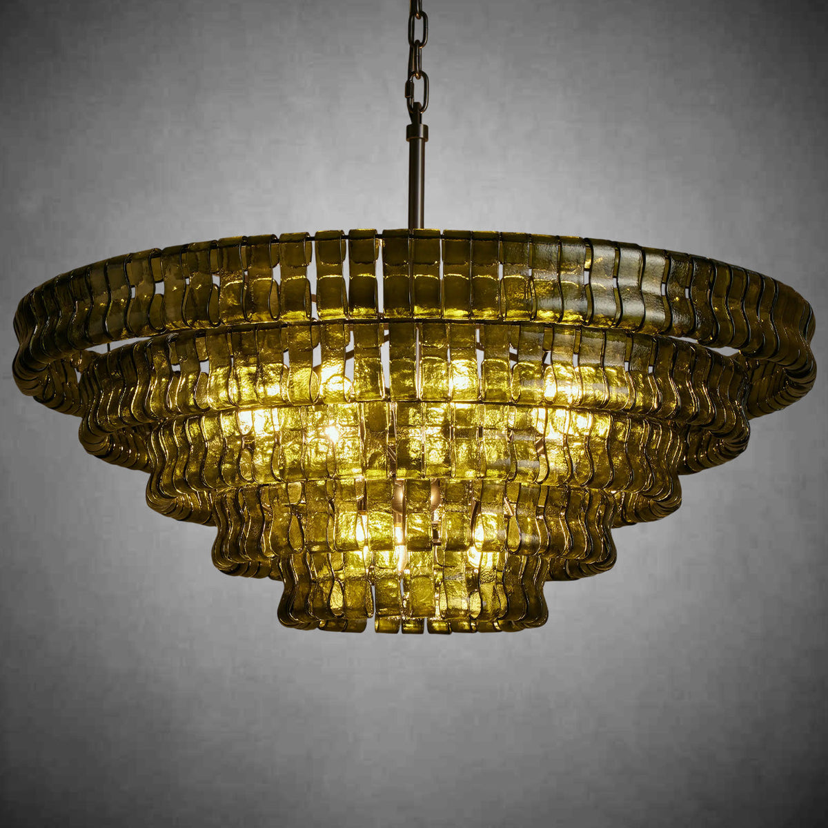 Glacien Round Glass Chandelier - view 37
