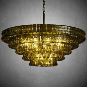 Glacien Round Glass Chandelier - view 37