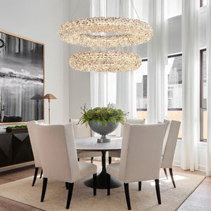 Lumina Halo Crystal Chandelier 31.5" - view 5