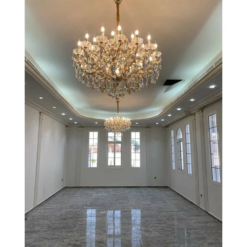 Allumage Extra Wide Classic Crystal Chandelier, K9 crystal - view 20