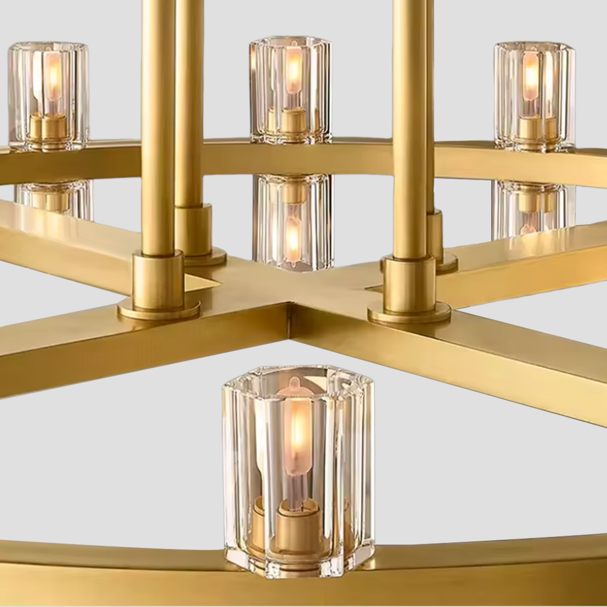 Aurora 1-Tier Round Chandelier 50” - view 8