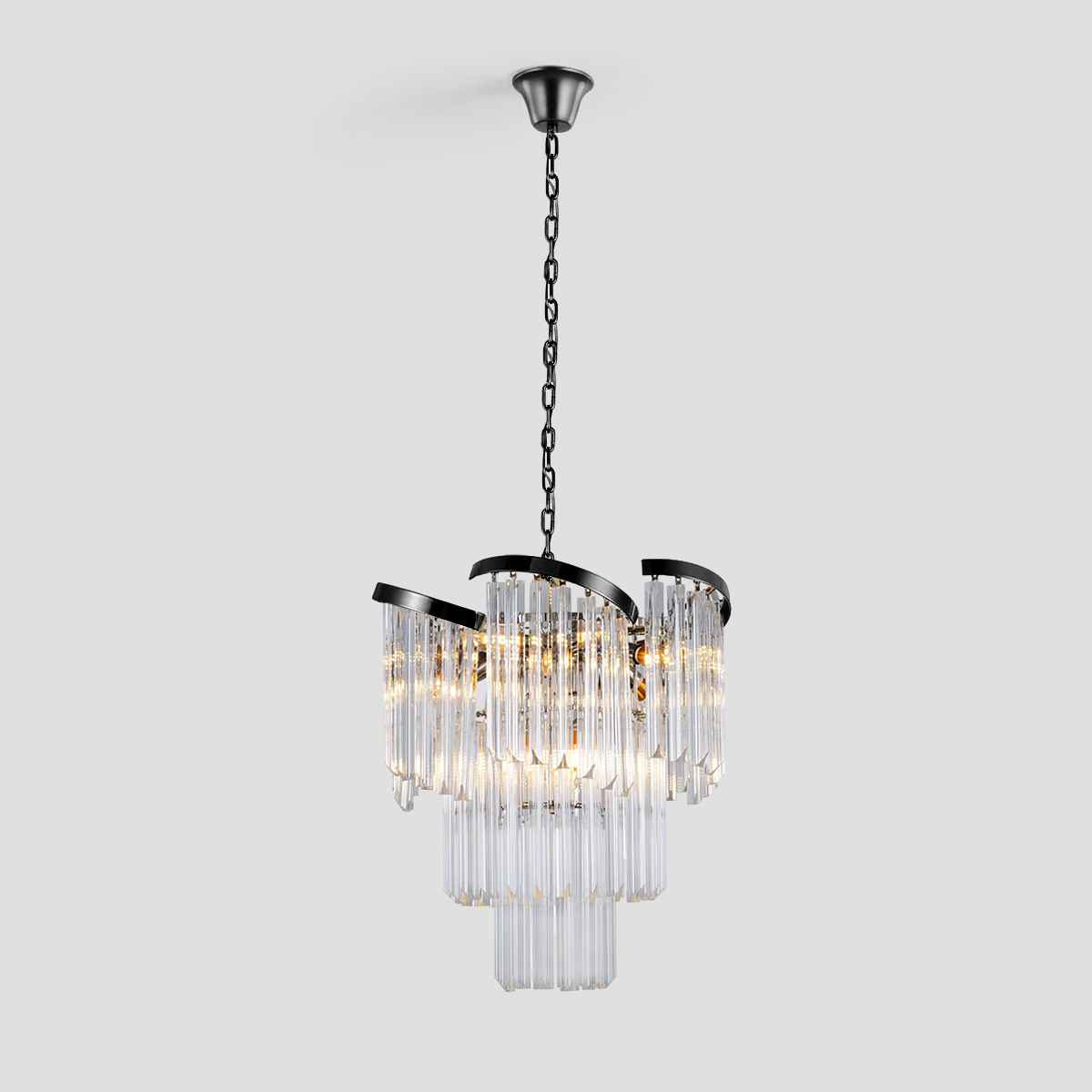 Twin Palms Multi-Tier Crystal Chandelier - view 22