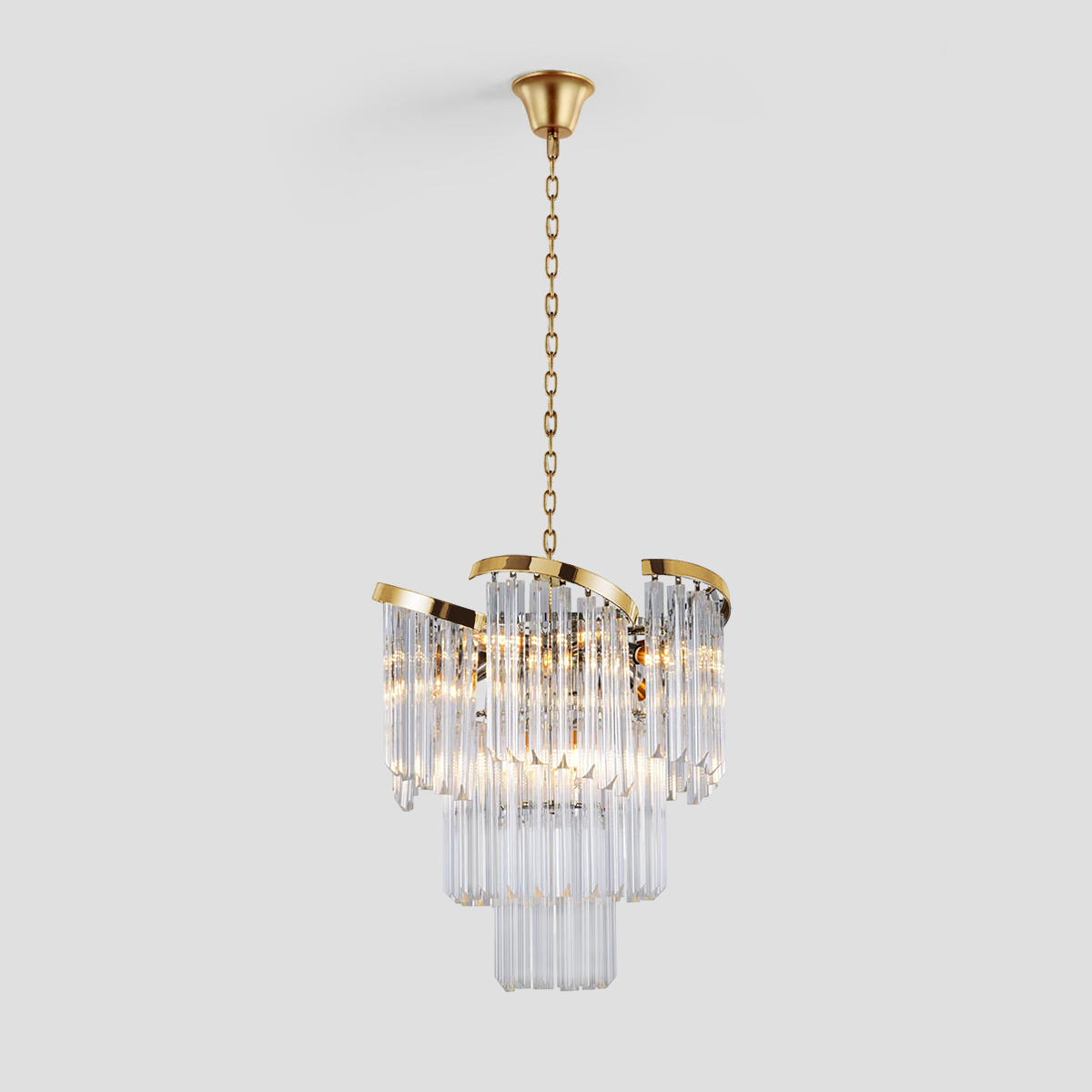 Twin Palms Multi-Tier Crystal Chandelier - view 23