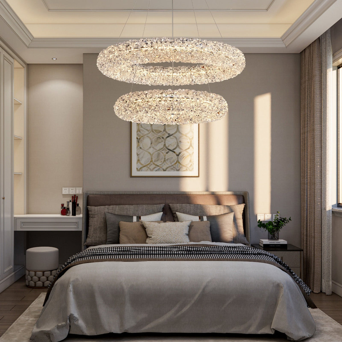 Lumina Halo Crystal Chandelier 31.5" - view 7