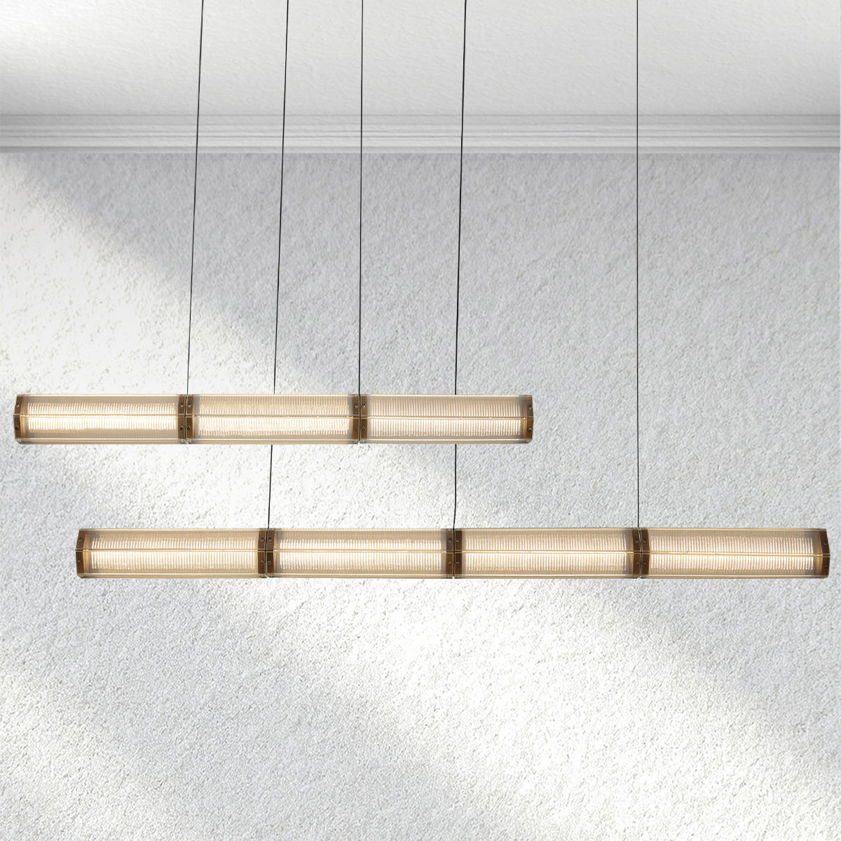 Carey Sunleaf Linear Chandelier - view 3