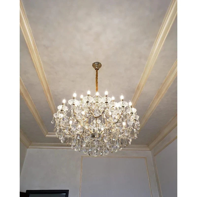 Allumage Extra Wide Classic Crystal Chandelier, K9 crystal - view 22