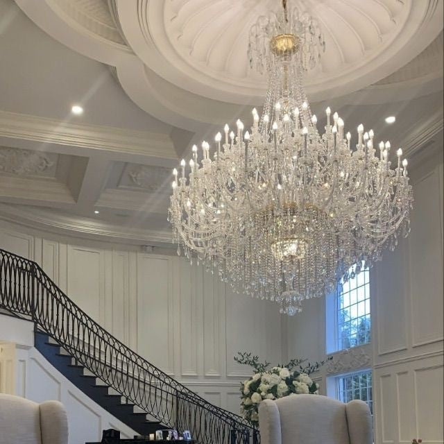 Extra Large Classic Traditional Crystal Chandelier 60/72/90 Lights for Hotel, Showroom, Foyer , Wedding Hall,Coffee Shop - view 6