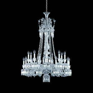 Light Luxury Classic Long Version Tiered Candle Light Crystal Chandelier for High-ceiling Rooms/Living Room - view 5