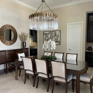 Large Elegant Multi-layers Glam Glass Chandelier for High-ceiling Staircase/Entryway/Living/meeting Room - view 12