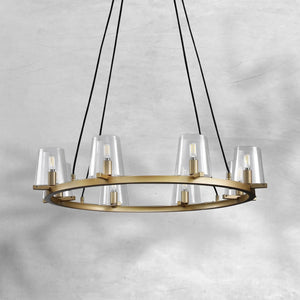 Prism Glass Round Chandelier 36"48"60" - view 8
