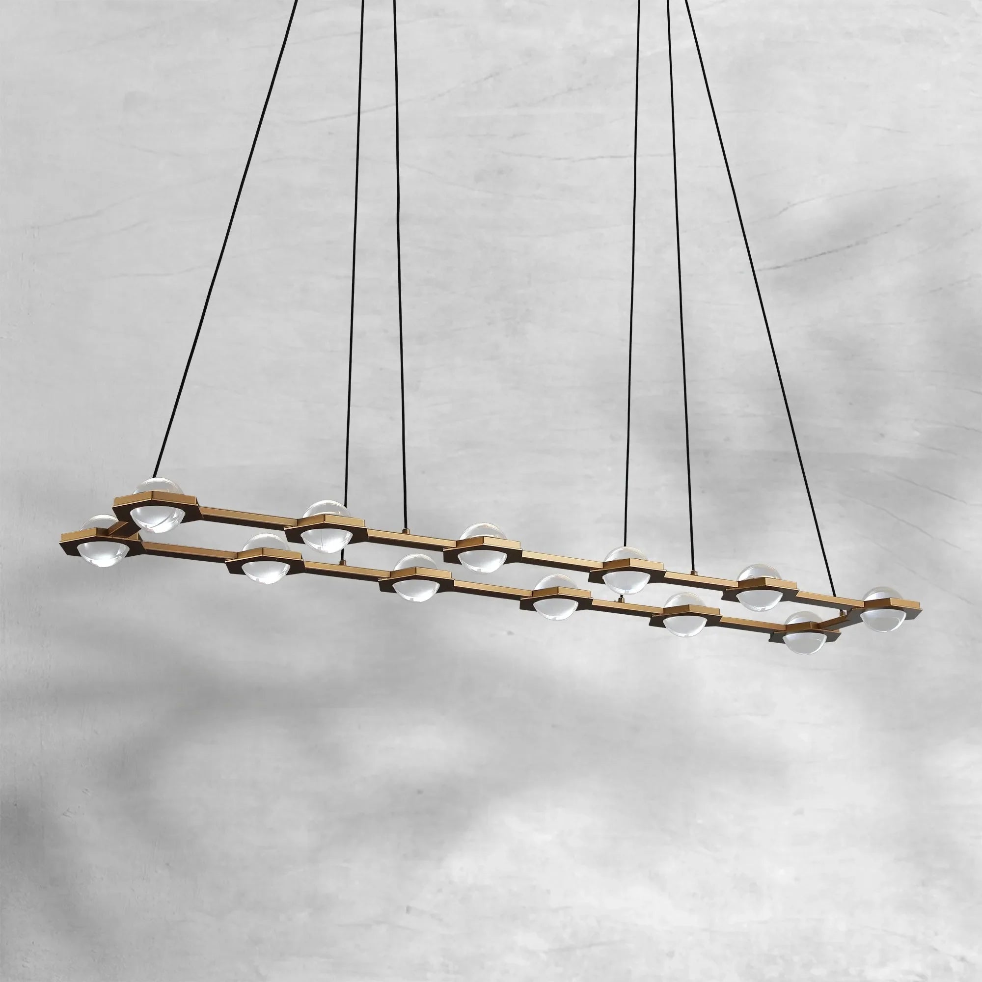 Eldric Rectangular Chandelier 54"72"