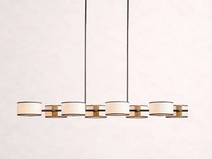 Daphne Fabric Linear Chandelier - view 17
