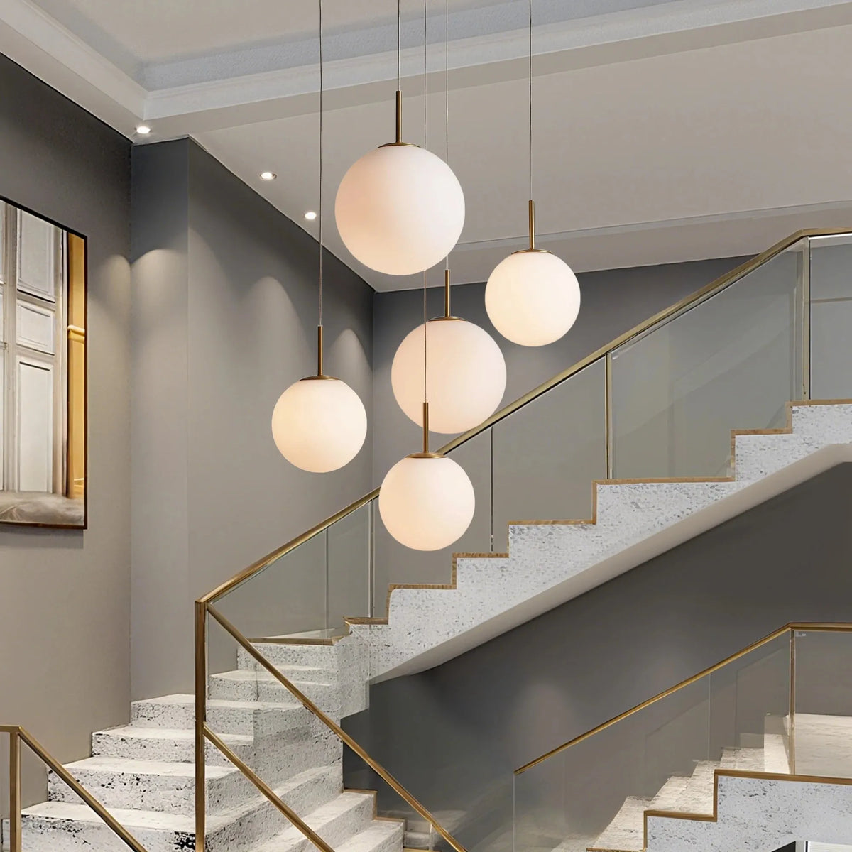 Casen Round Chandelier 20''28''34''43'' - view 9