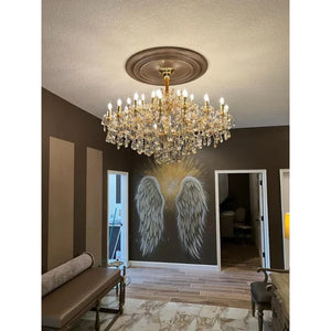 Allumage Extra Wide Classic Crystal Chandelier, K9 crystal - view 28