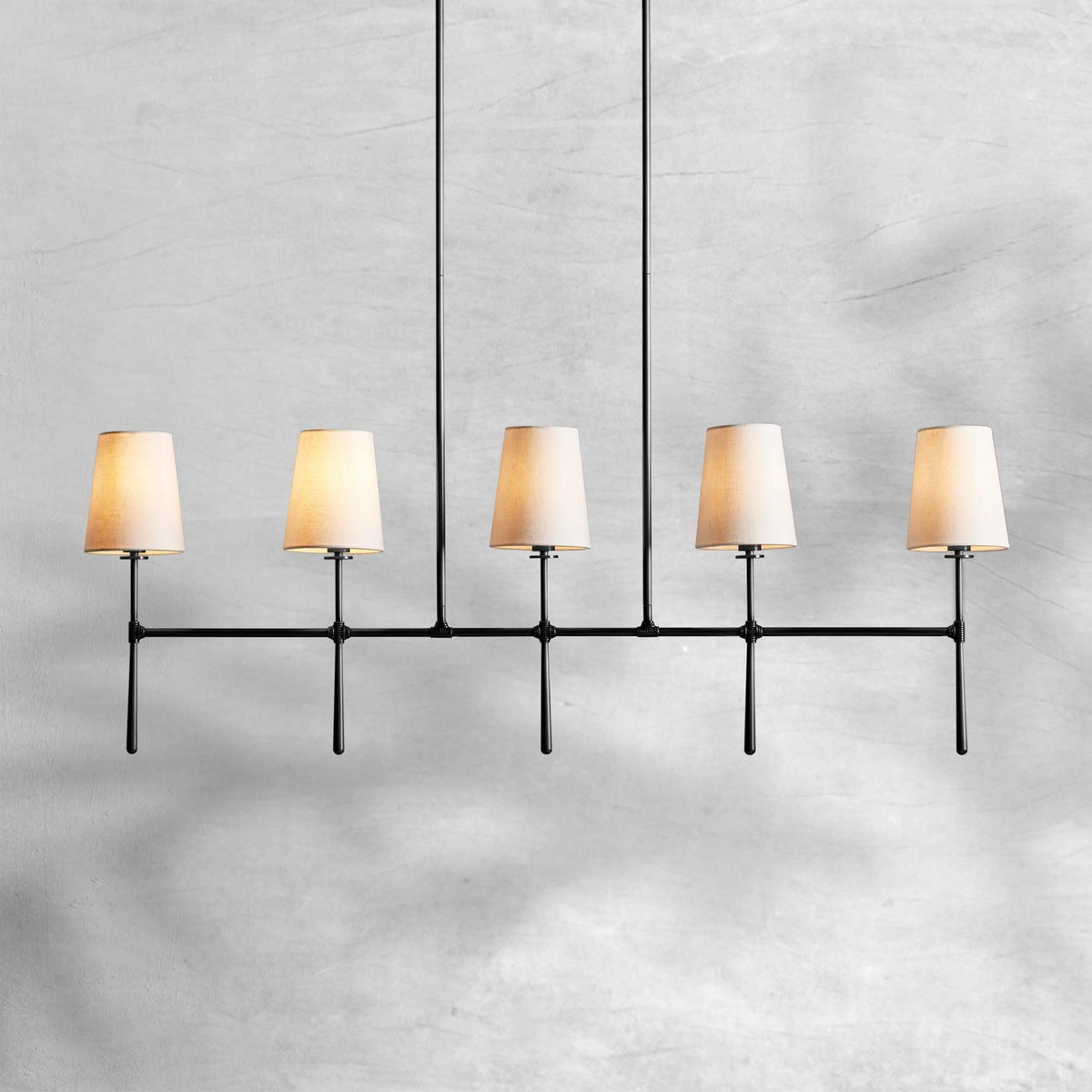 Rhodes Linear Chandelier 5/6 Light - view 3