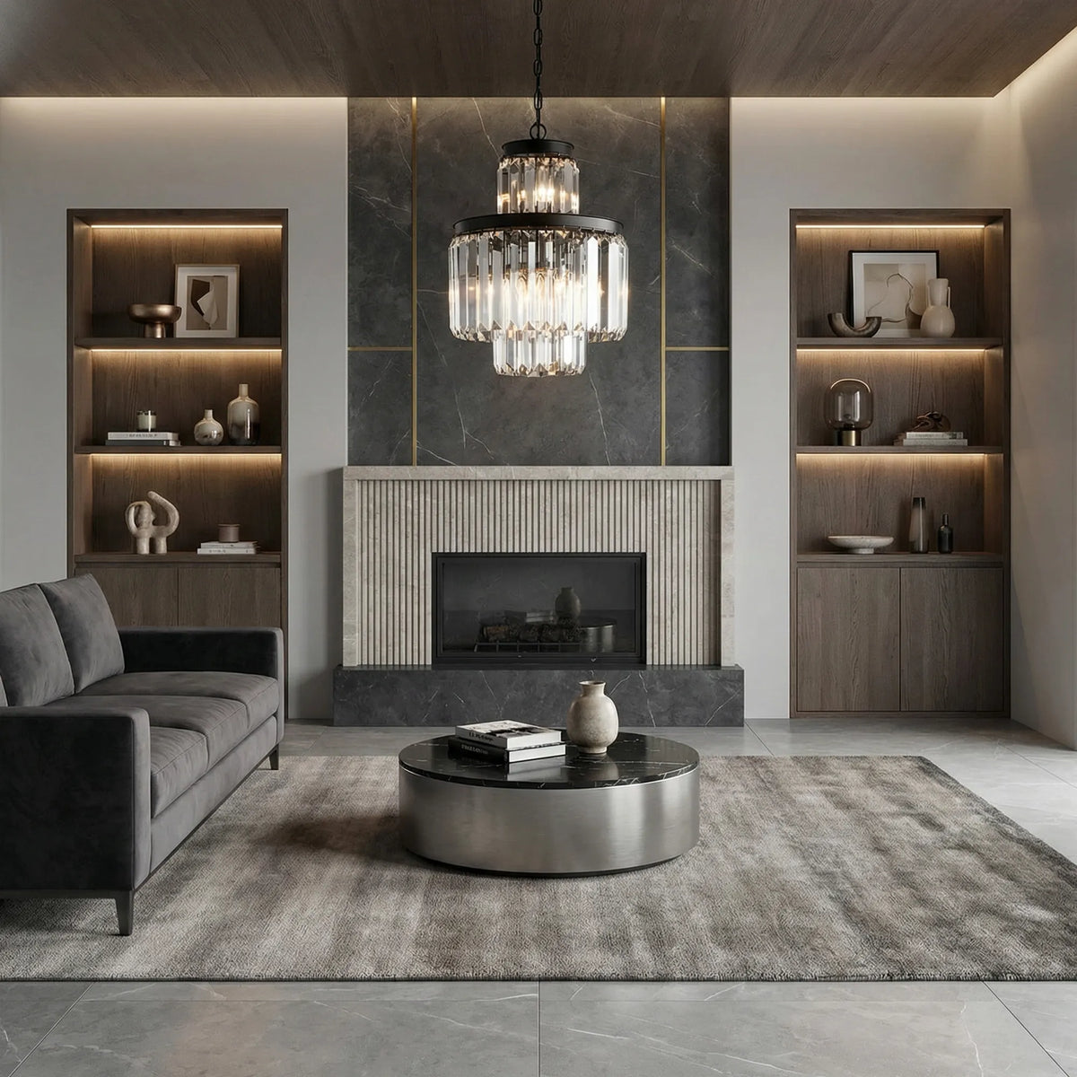 Leyland 6 Light Chandelier - view 5