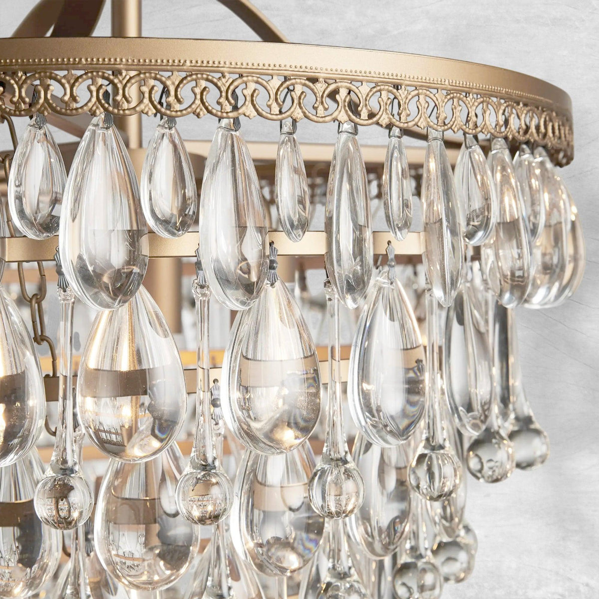 Anabella Round Chandelier 17''23''H - view 4