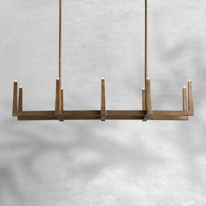 Emmet Linear Chandelier 48''60''72''W - view 13