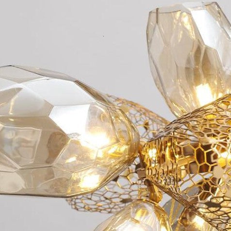 Modern Wine Glass Shape Chandelier Italian Light Luxury Light Fixture for Dining Room/Living Room - view 32
