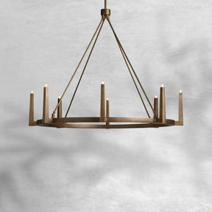 Emmet Round Chandelier 42''54'' - view 2