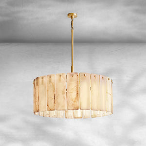 Calame Alabaster Round Chandelier 36" - view 2
