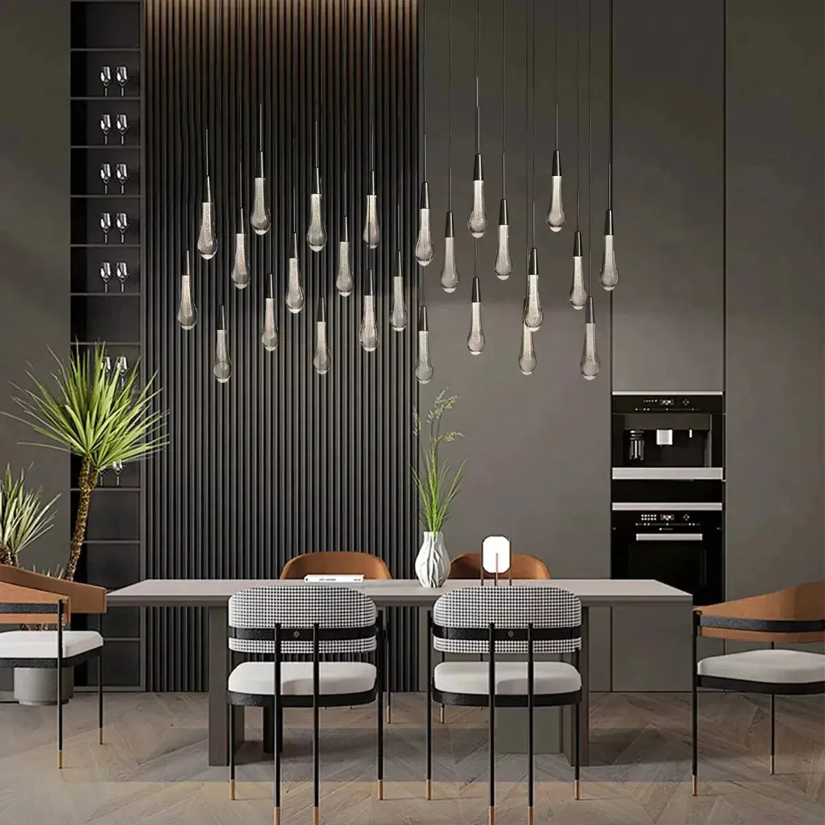 Soltaire Linear Chandelier 37"50"70"87"120" - view 30