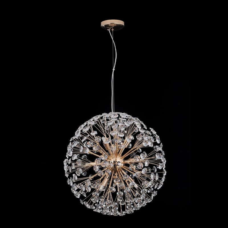 Dandelion Spherical Crystal Pendant Light