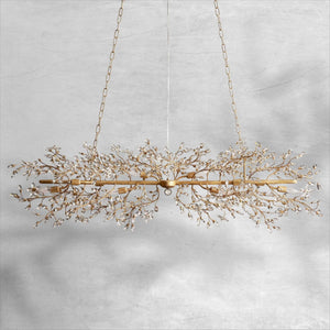 Fiore Linear Chandelier 43"51"68" - view 40