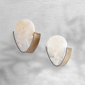Braden Alabaster Minimalist Wall Sconce - view 3