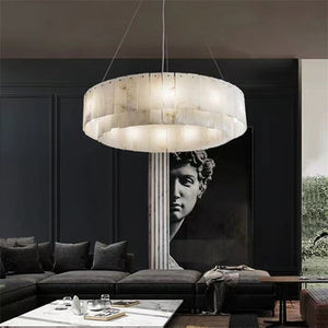 Brendra Alabaster 2-Tier Round Chandelier, two-tier - view 2