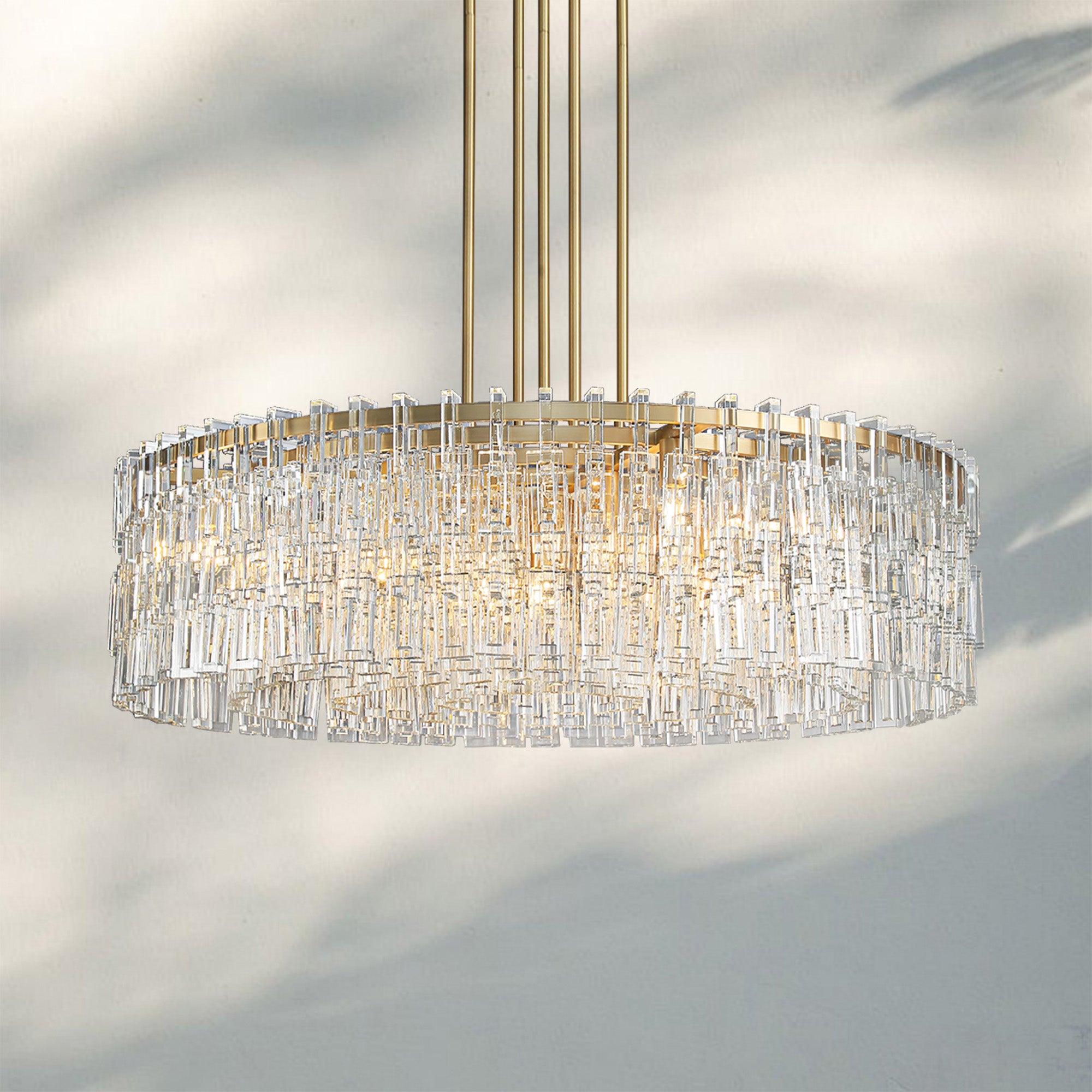 Montis Modern Round Chandelier 48"