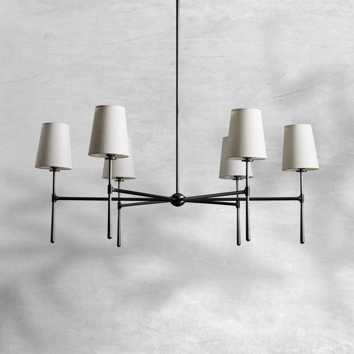 Rhodes Round Chandelier 4/6 Light - view 3