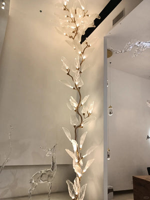 Creative Bionic Resin Leaves Chandelier for Living Room/Dining Room/Staircase - view 25