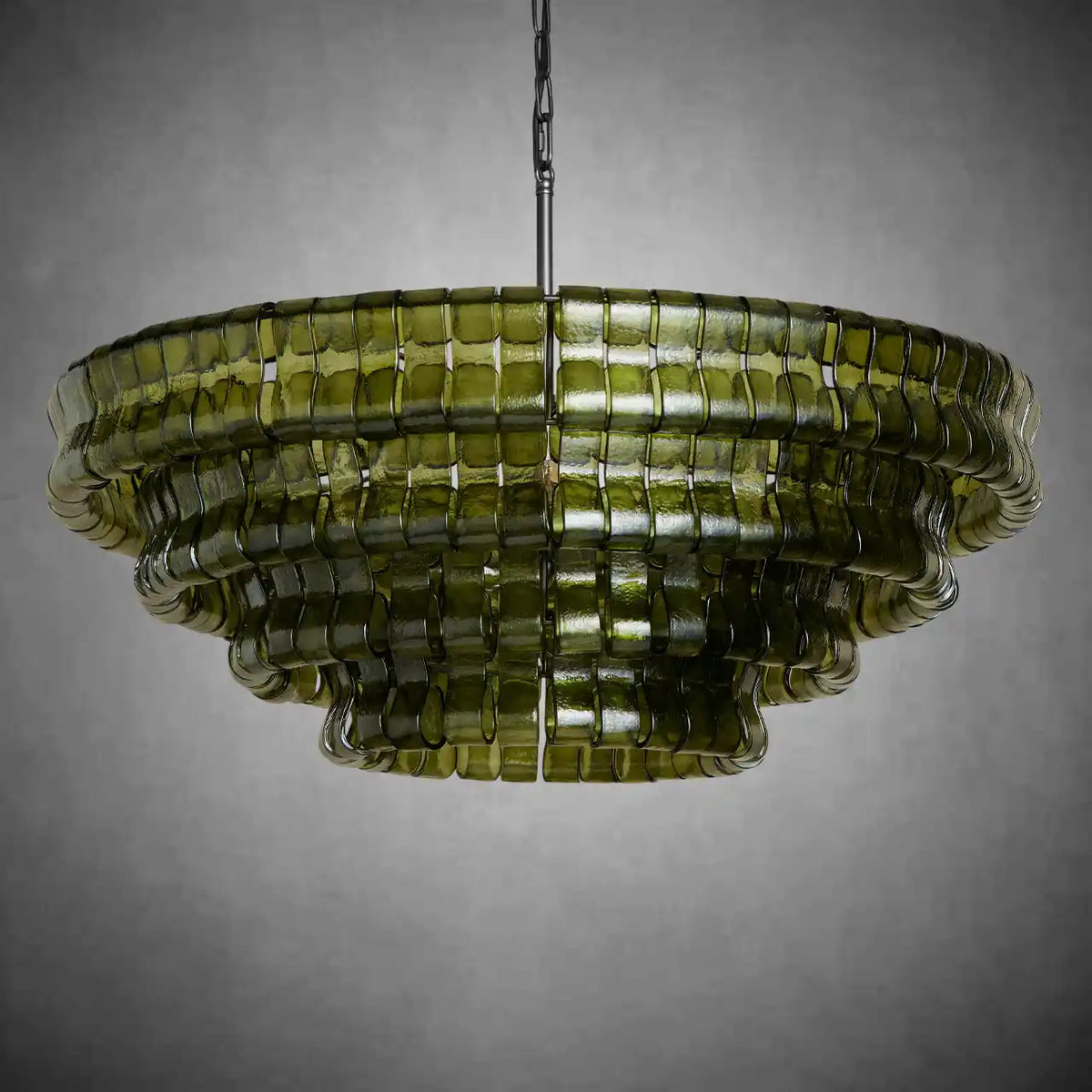Glacien Round Glass Chandelier - view 32