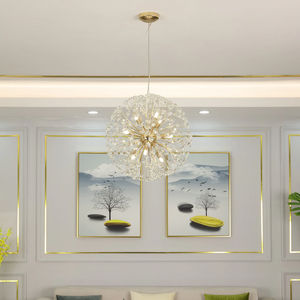 Dandelion Spherical Crystal Pendant Light