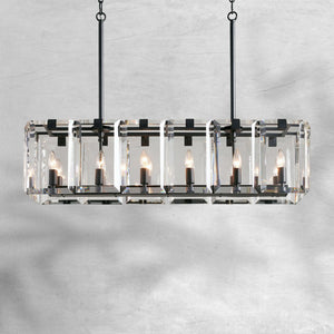 Amaya Rectangular Chandelier 12/16 Light - view 5