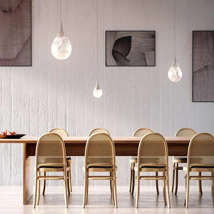 Hailey Alabaster Raine Pendant Lighting, Dining Table Pendant - view 6