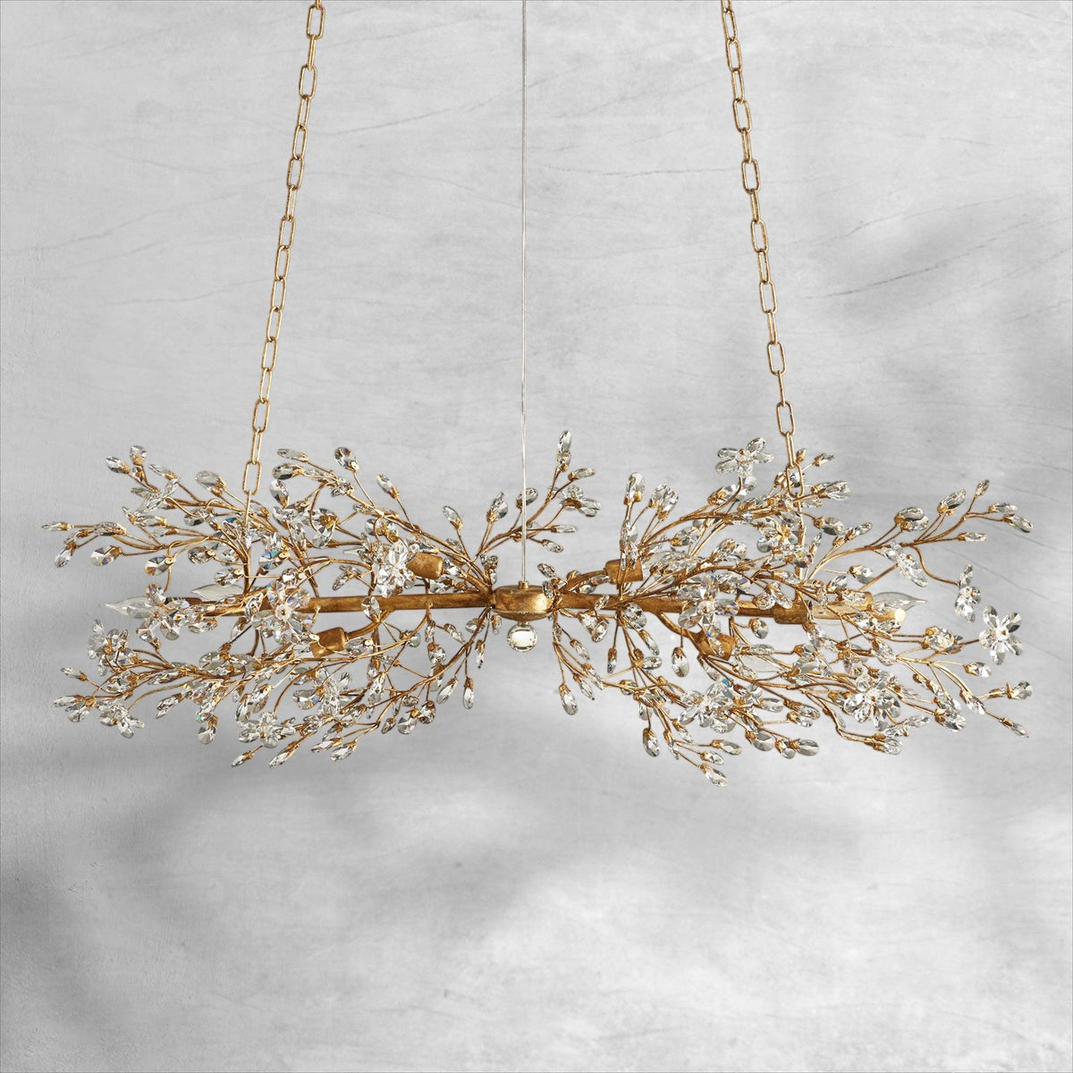 Fiore Linear Chandelier 43"51"68" - view 11