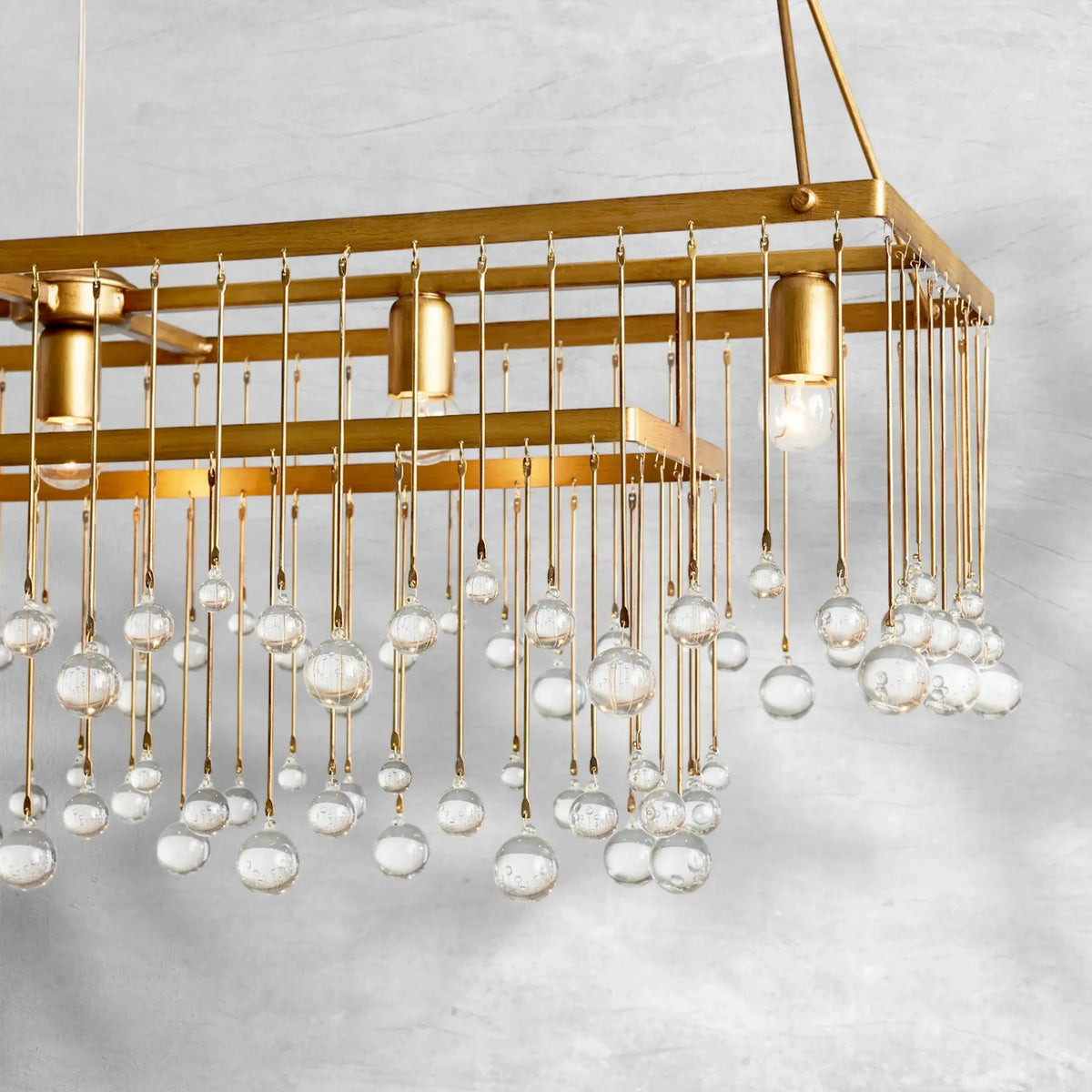 Aubrey Rectangular Chandelier 47''60'' - view 13