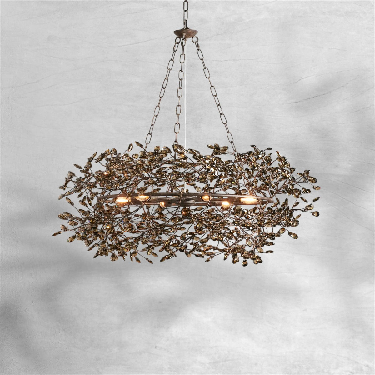 Fiore Crown Chandelier 39" 48" 60" - view 23