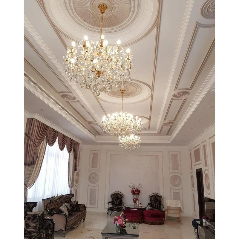 Allumage Extra Wide Classic Crystal Chandelier, K9 crystal - view 2